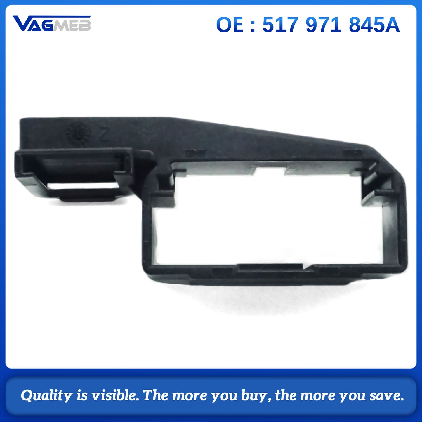 Genuine OBD Diagnostic Plug Bracket for Volkswagen Tiguan, Touareg MK2, T-Roc, and Skoda Kodiaq 517 971 845 A