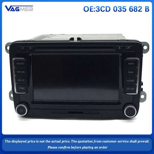 DVD radio navigation unit touch display screen For VW PQ Passat Tiguan Golf OEM RNS510 Car radio 3CD 035 682 B
