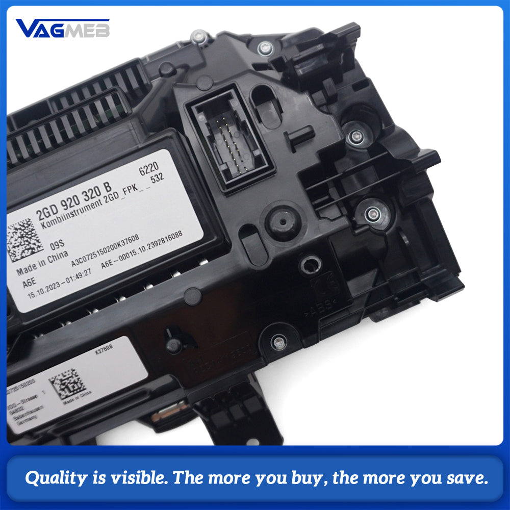 For VW Jetta MK7 Virtual Cockpit Ethernet LCD Instrumentation Fiber Free Virtual Cockpit 2GD 920 320 B