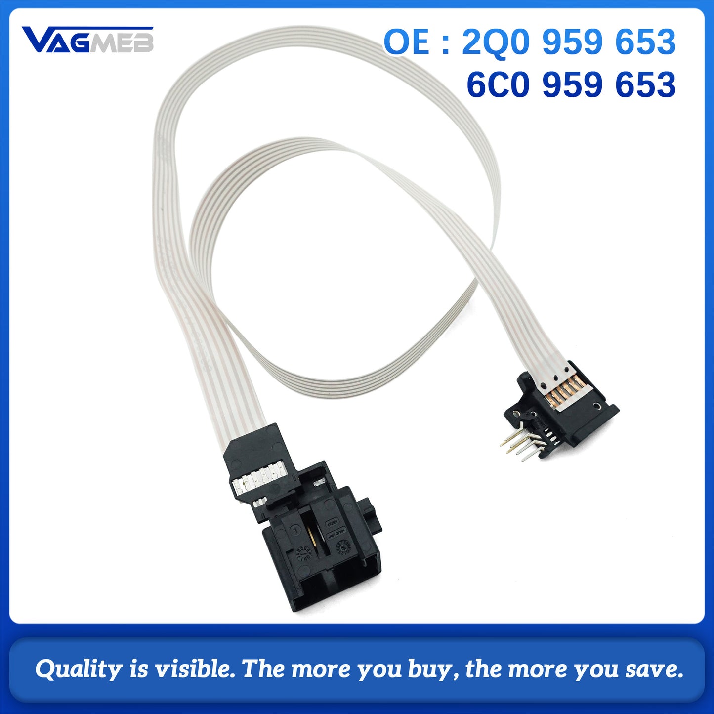 5.569DTYSXS6Z Cruise Control Spring Coil Cable Connector For VW Skoda Seat Cruise Control Module 2Q0959653 6C09596535.569DTYSXS6Z Cruise Control Spring Coil Cable Connector For VW Skoda Seat Cruise Control Module 2Q0959653 6C0959653