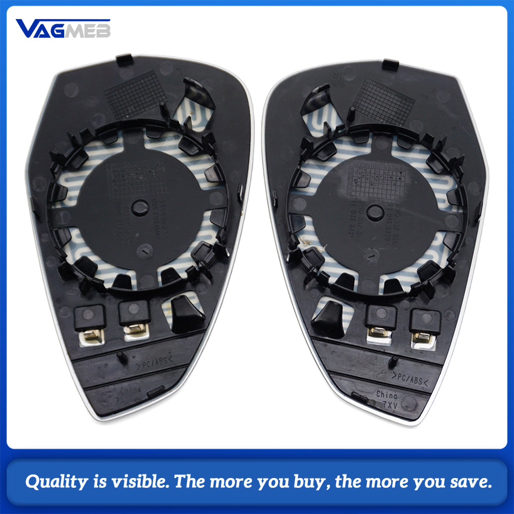 For Audi A4B9 Folded rearview mirror wide-angle lens