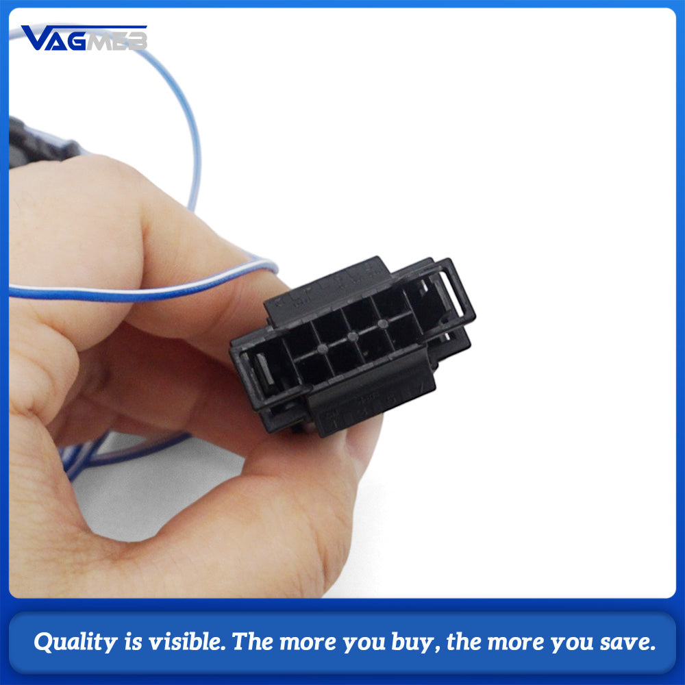 For VW Passat B8 LED Illuminated Outer Door Handle With Wiring Cable, Exterior Door Handle LED Light Car Modification Upgrade Kit