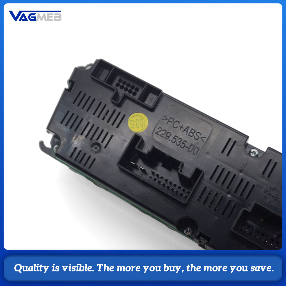 22G 907 044 F Auto Climate Control Panel for VW Polo MK6 Plus w/ Seat Heating Dual Zone AC Button Touch Air Conditioning Switch