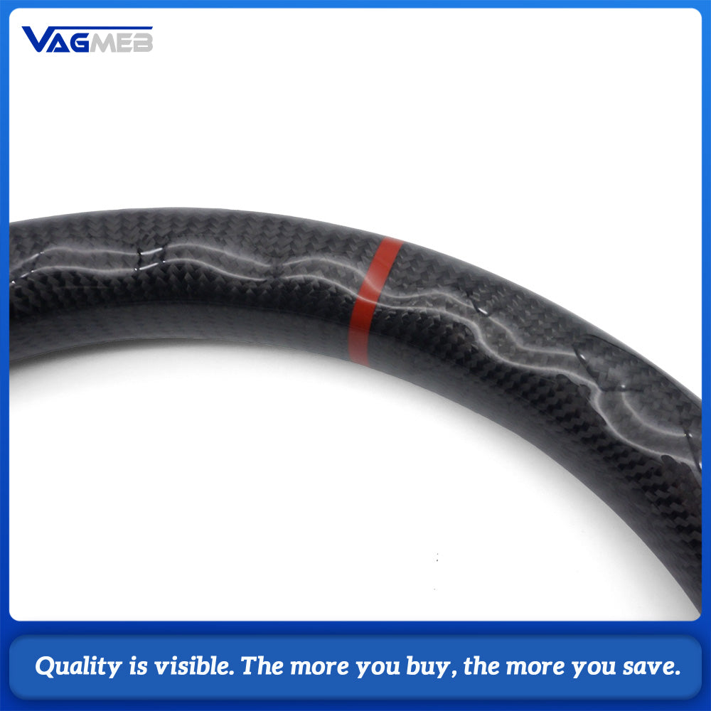 Real Carbon Fiber Steering Wheel for Gti Golf Vw MK7 2015-2019 Golf 7 R 2015-2017
