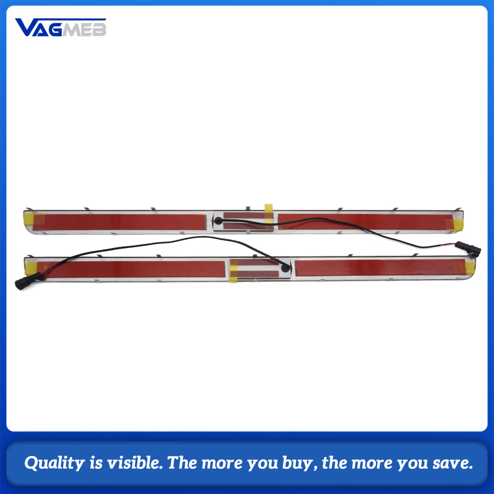 Car LED Door Sill Welcome Light Illuminated Scuff Plate Lamp Replacement Part 35D947415 35D947416 35D947417 35D947418 For VW CC
