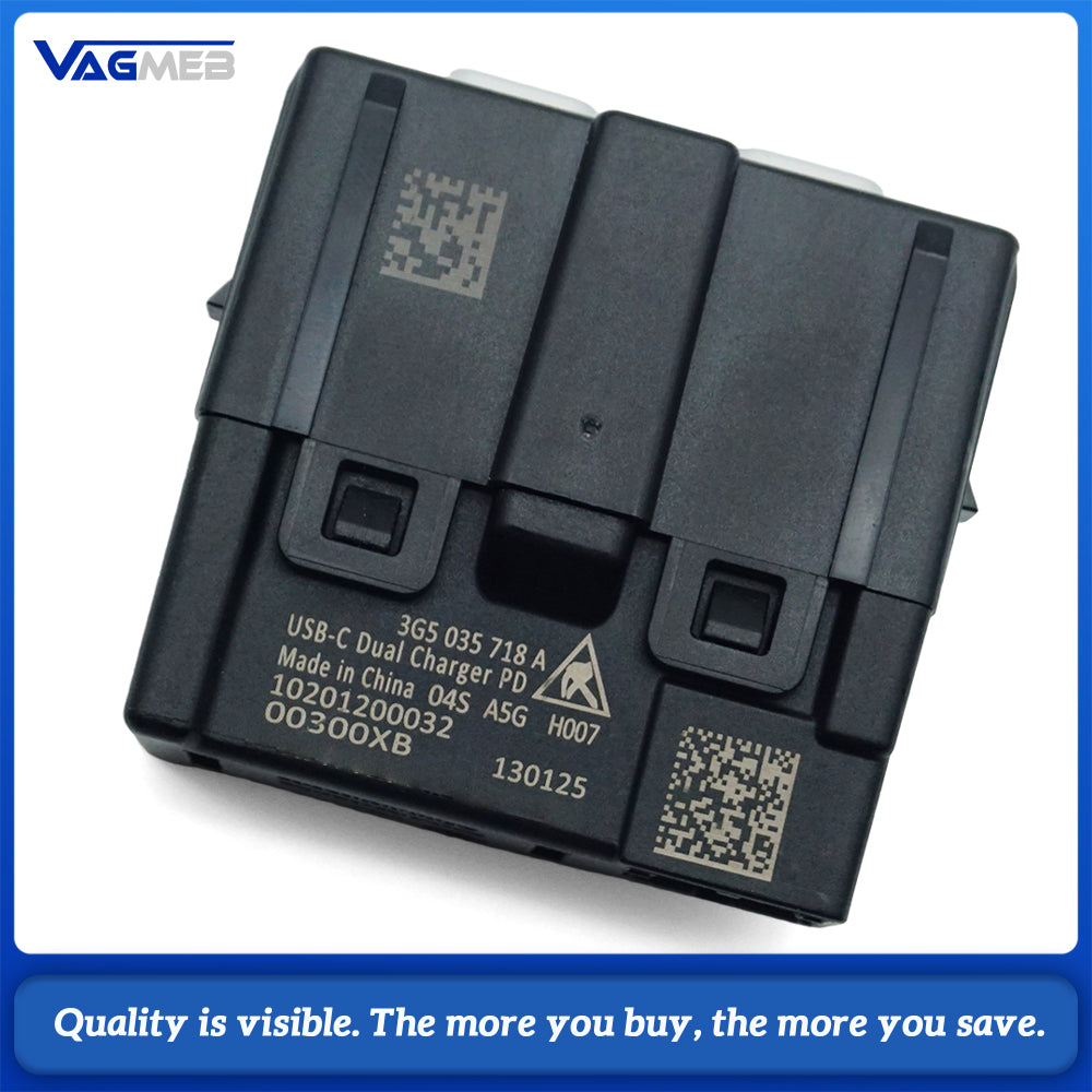 For VW Touareg Atlas Touran ID4 Caddy TER TAO Kodiaq ENEL USB External Interface 3G5 035 718 A 3G5035718A, Car Accessories