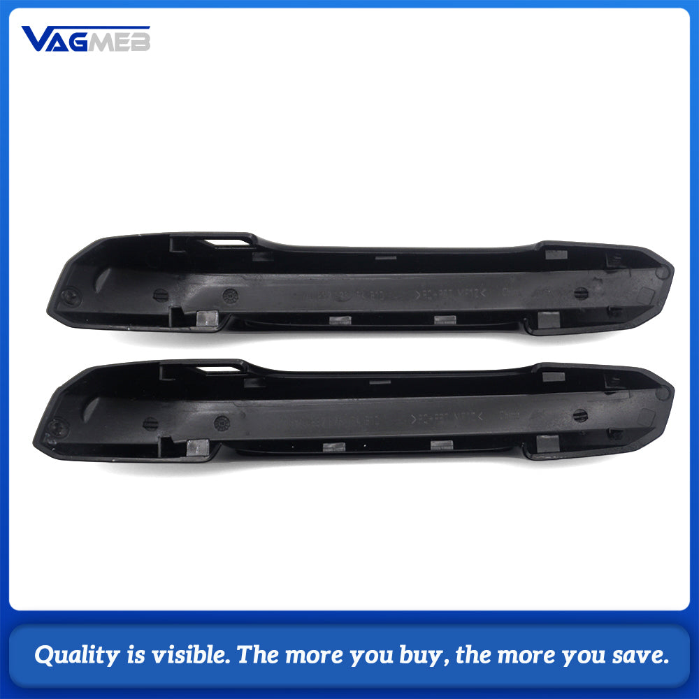 8WD837876/8WD837875/8WD839875 For Audi A4L B9 Exterior Door Handle Cover, Black Painted, FrontRear LeftRight, For 2017-2025 Audi A4 A5 Q5L