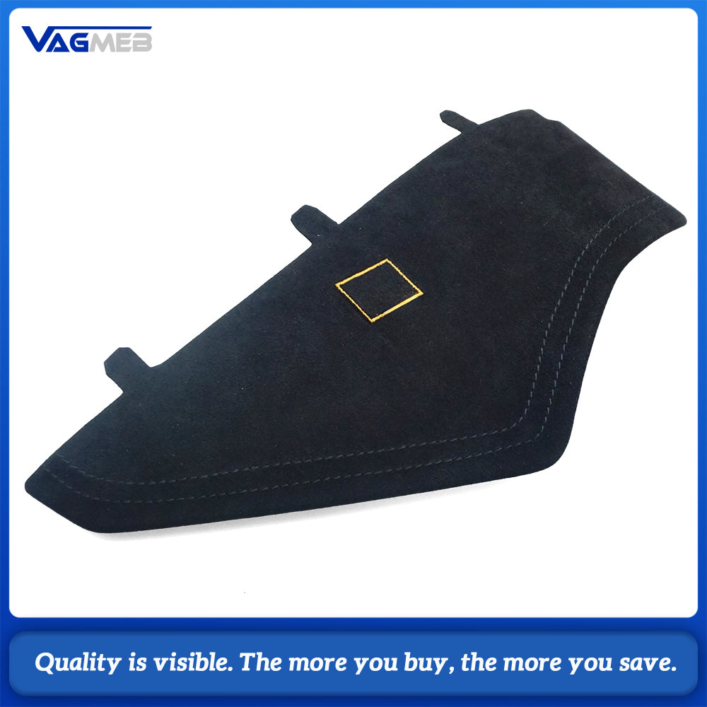 For Audi A6 C8 RS6 C8 Alcantara white stitch Dashboard cover plate with S RS emblem