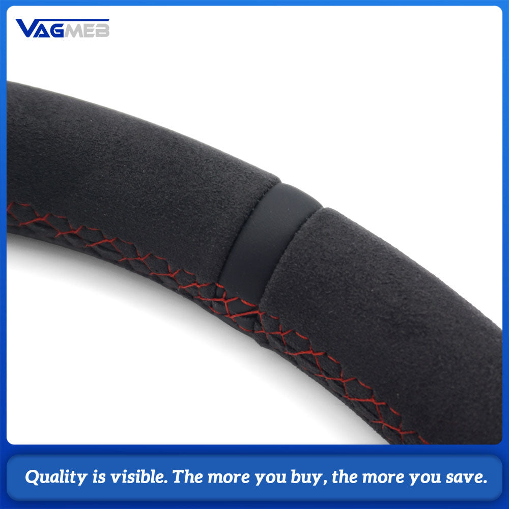 For Audi RS3 RS4 RS5 A3 8V A4 B9 A5 S3 S4 S5 Fully Perforated Leather Steering Wheel