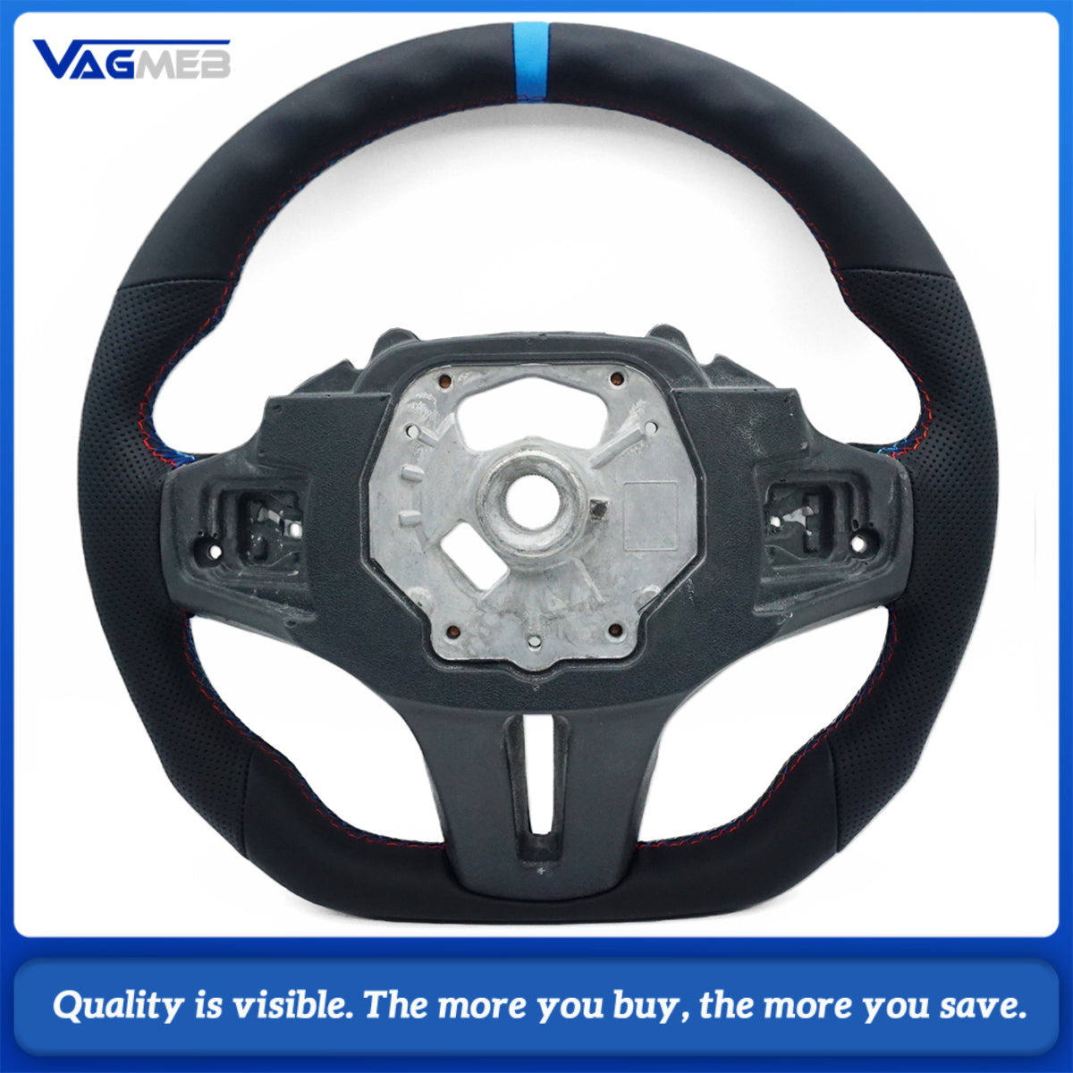 For BMW G20 G30 G21 G22 G23 3 Series 320i 325i 330i 2019 2020 2023 carbon-fiber forged carbon button frame steering wheel