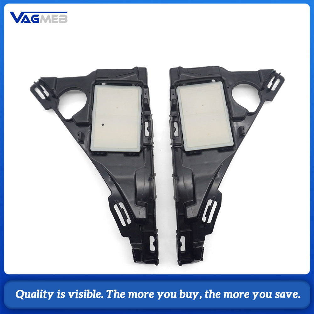 Complete Black Blind Spot Monitoring Mirror Caps Kit For Audi Q7 4M Lane Change Assist System Left & Right Rearview Mirror Housing Set