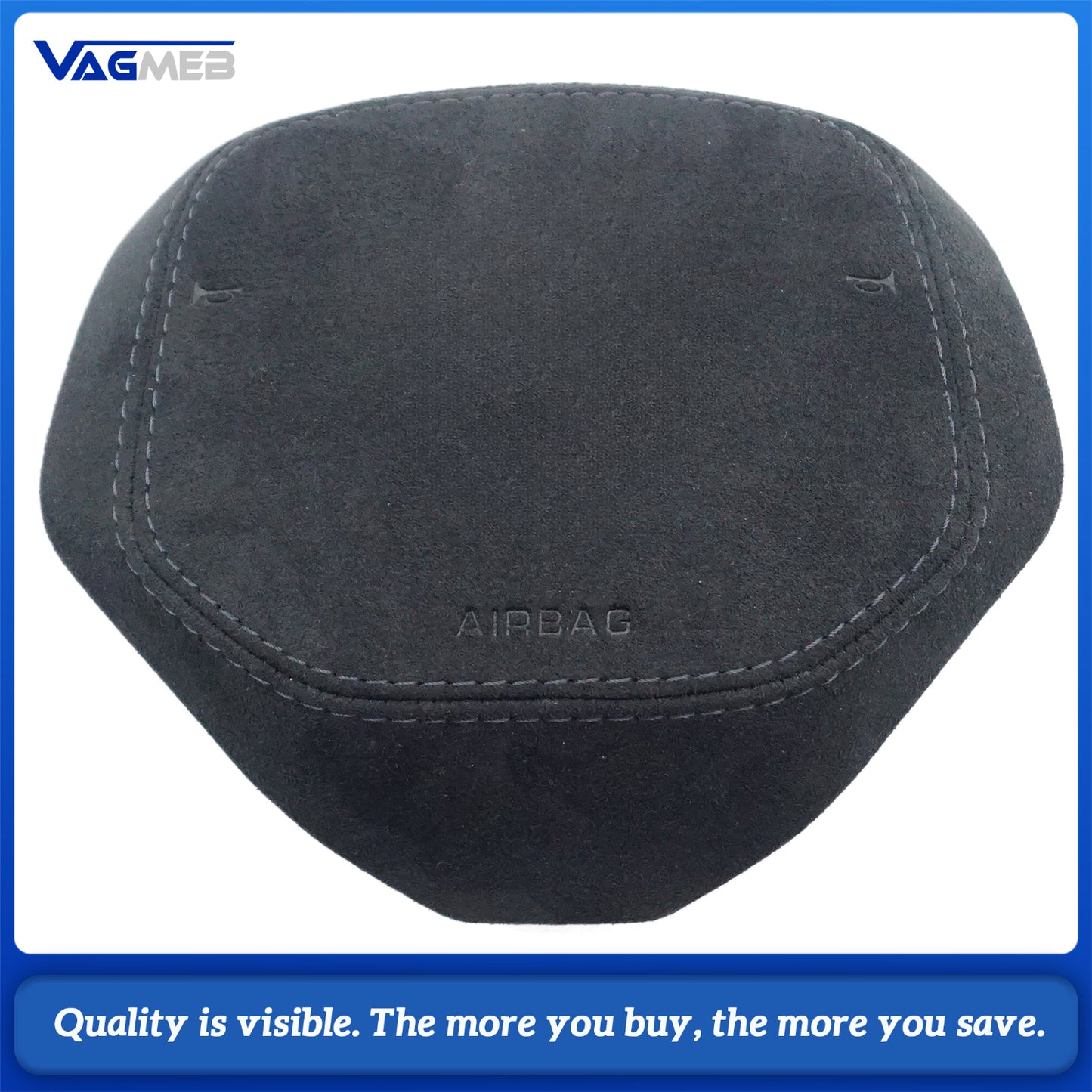 For VW Golf 8 MK8 POLO GOLF 7 GTI R-line MK7 MK6 Passat CC GTS Scirocco GTD GTE GLI JETTA Leather Steering Wheel