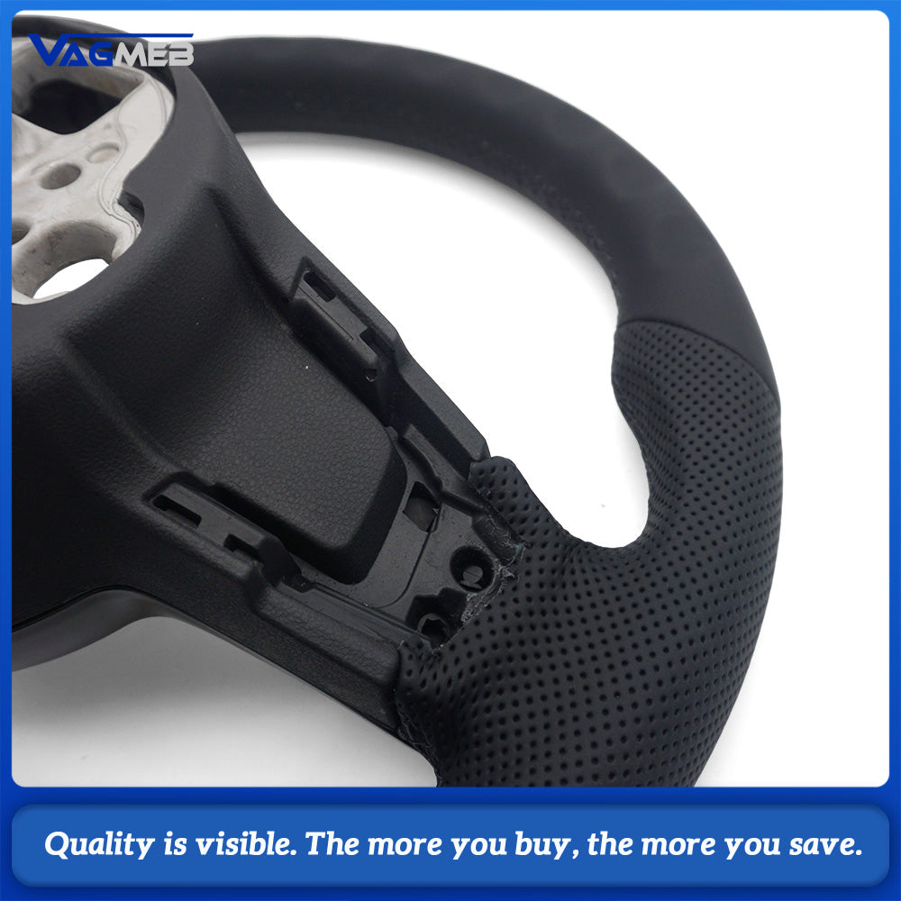 Steering Wheel For VW Golf 6 7 GTI R RS S-Line GTD Passat B8 B7 B6 MK7.5 MK4 VW Polo MK7 MK6 MK5 Sport Steering Wheel