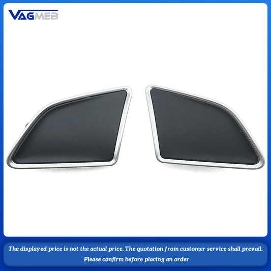 Chrome plated steering wheel decorative buttons For Audi A4 B8 A3 8V A5 Q3 Q5 Q7, steering wheel accessories