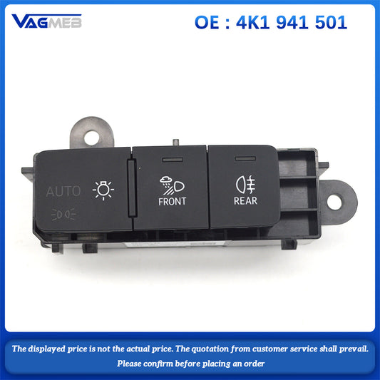 For Audi A6 S6 C8 A7 A1 Q7 Q8 Car Headlight Switch Button 4K1 941 501