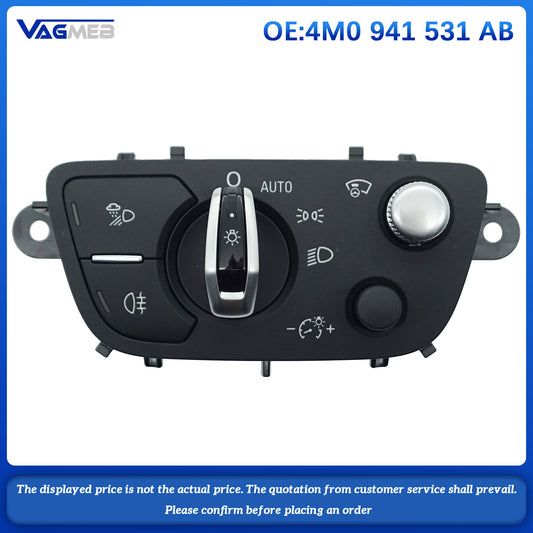 For Audi A4L C8 Q7 A5 Q5FY Headlamp Switch Control Unit  Headlight Switch 2024 Hot Sale Brand. New And High Quality  4M0 941 531AB