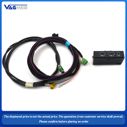 8W0 035 736 For Audi A4 A5 B9 8W Q5 Q7 FY CarPlay USB AUX Smartphone Interface Socket Plug And Cable Harness Car Parts