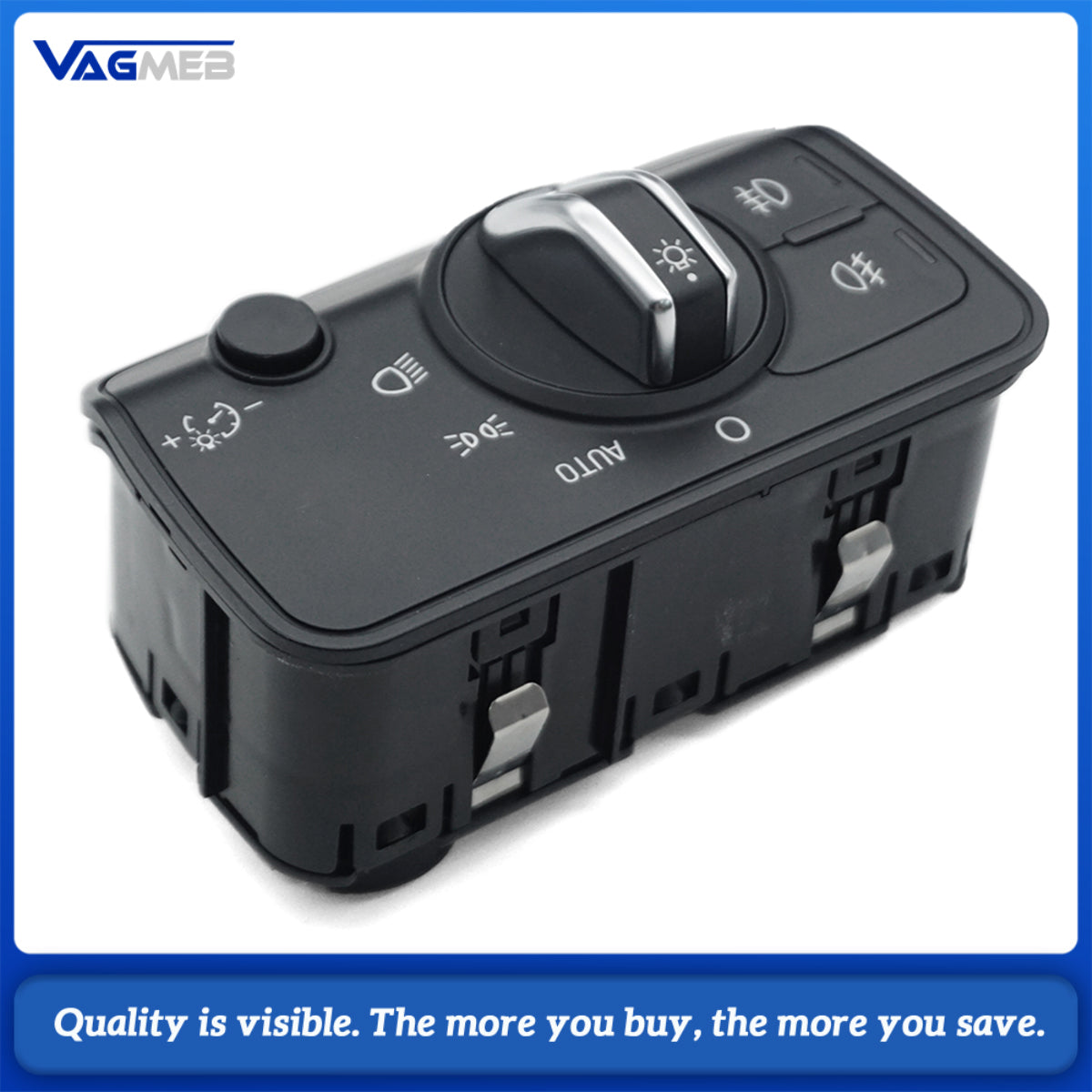 estilo de coche interruptor de Control de faros perilla lámpara de cabeza para Audi A3 Cabriolet Sportback TT S3 8V 8V0 941 531 AE