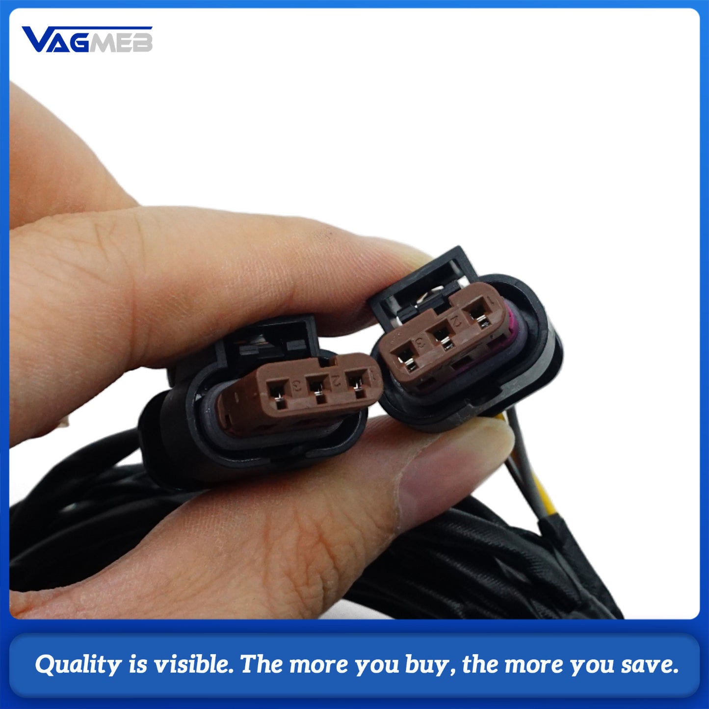 For Audi A6 C8 8 liters of 12-pin wiring harnessUpgrade Wiring Harness with 360° Surround View Camera