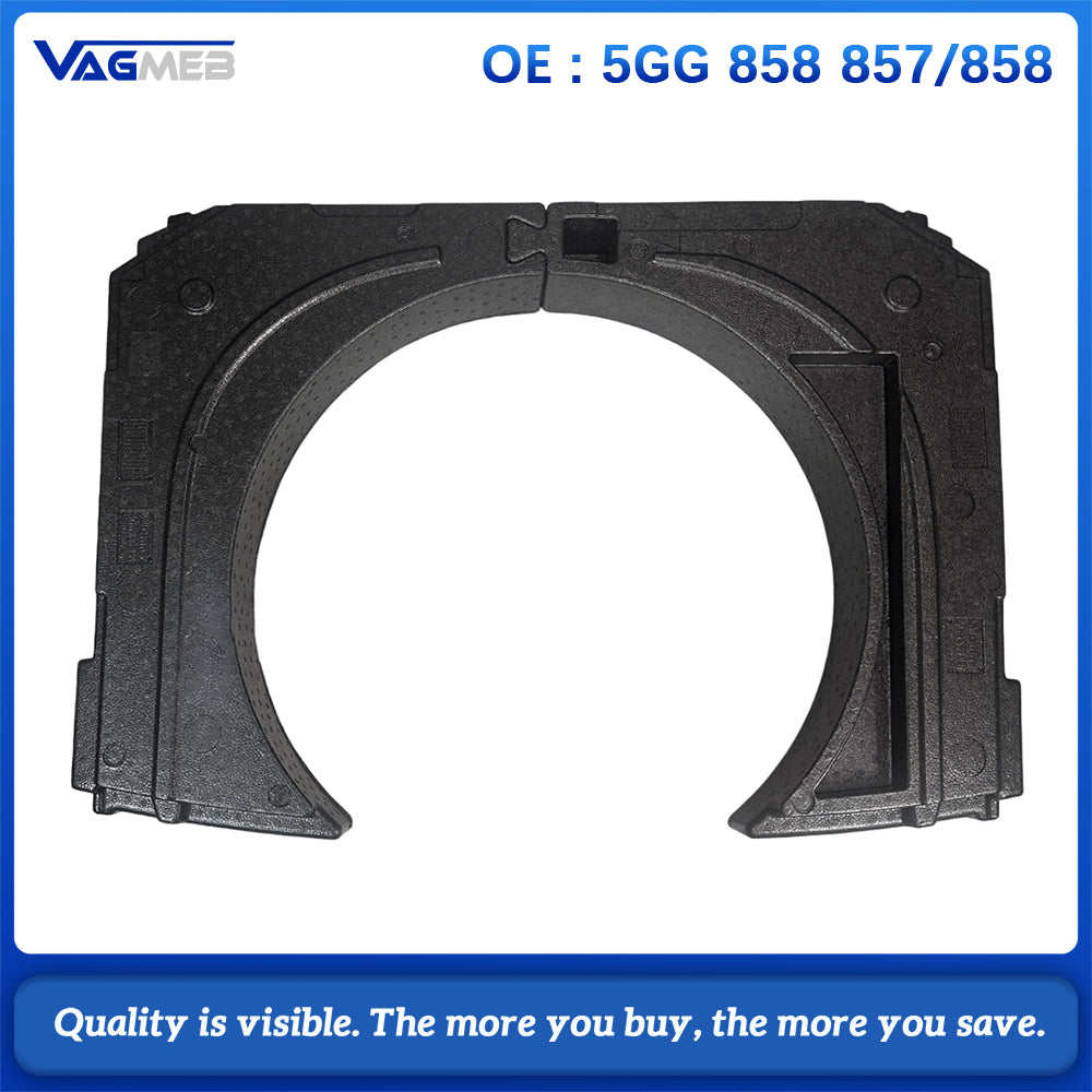 5GG858857 5GG858858 Pair Trunk Spare Tire Well Foam Insert Fit VW Golf MK7 Golf7 GTI Rline Cargo Storage Block