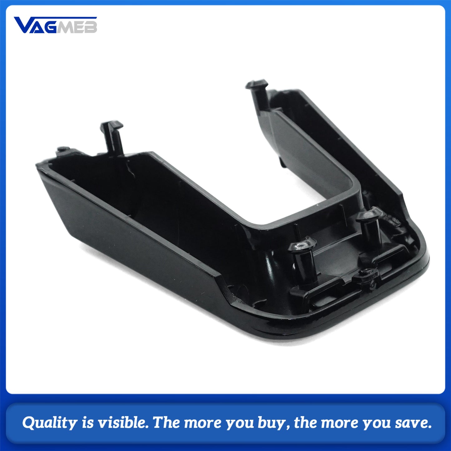 Customize Glossy Black Piano Paint flat bottom Steerinng Wheel Trim for Audi A6C8