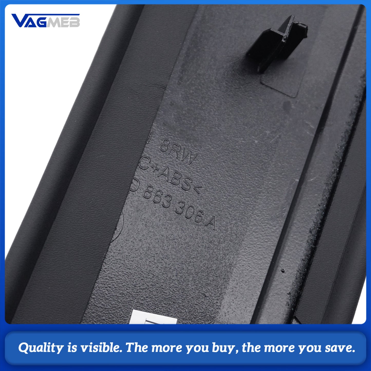 For Audi A6 C8 saddle center channel leather trim 4K0 863 305A 306A