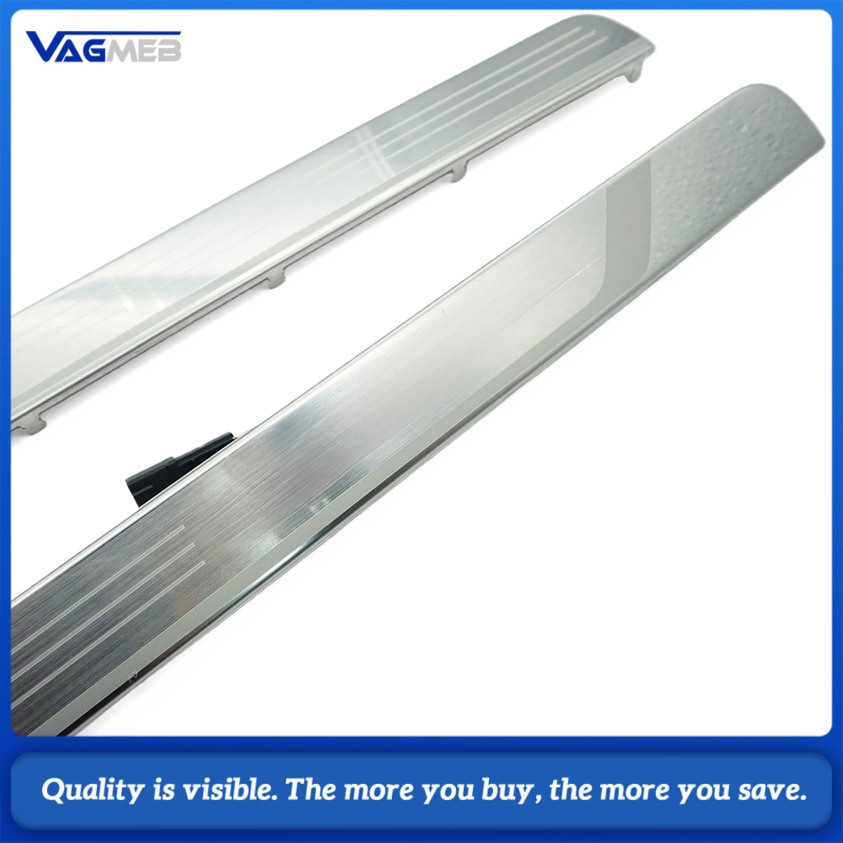 For VW Passat B8 Anti-Scratch Accessories 4Pcs Silver ABS Chrome Car Side Door Body Cover