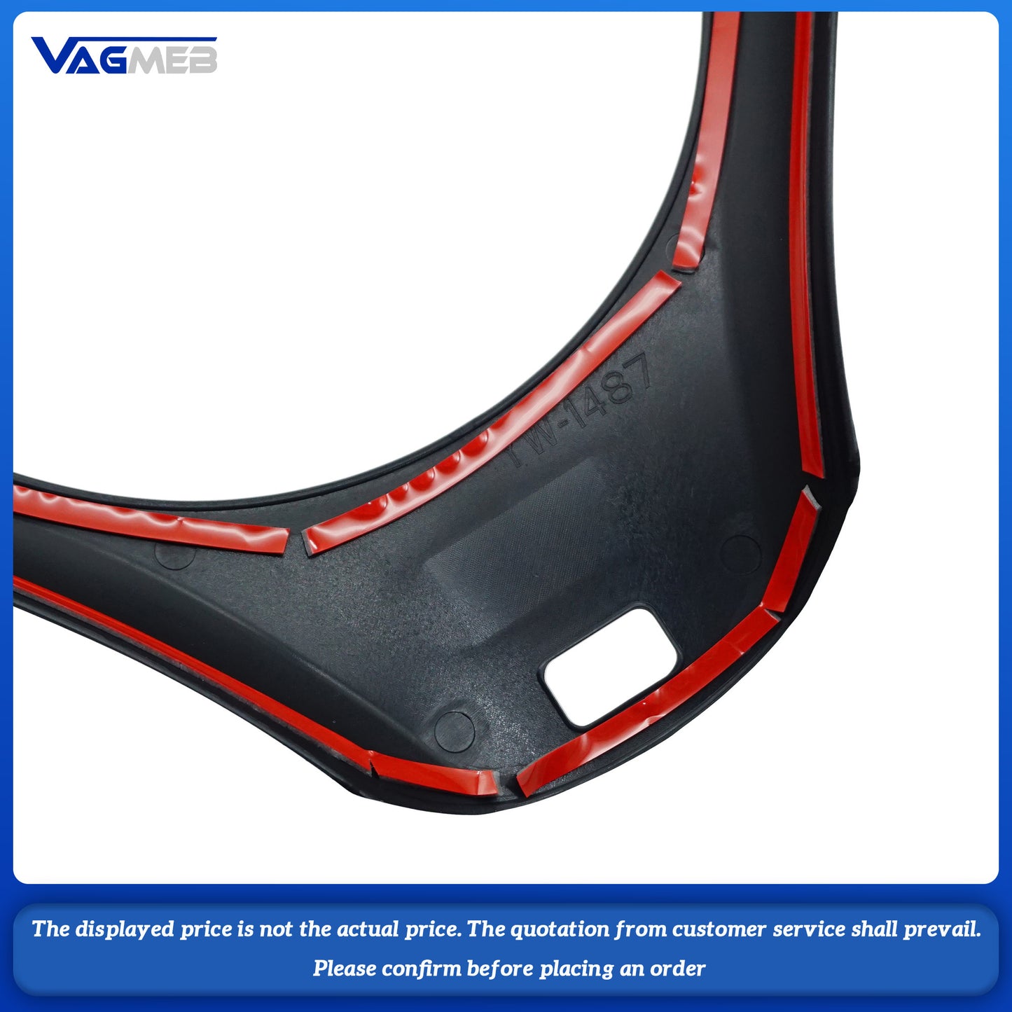 For BMW 1 3 Series E32 E87 E90 E92 E93 2005 - 2012 Steering Wheel Panel Sticker Cover Decoration Trim Moulding Accessories