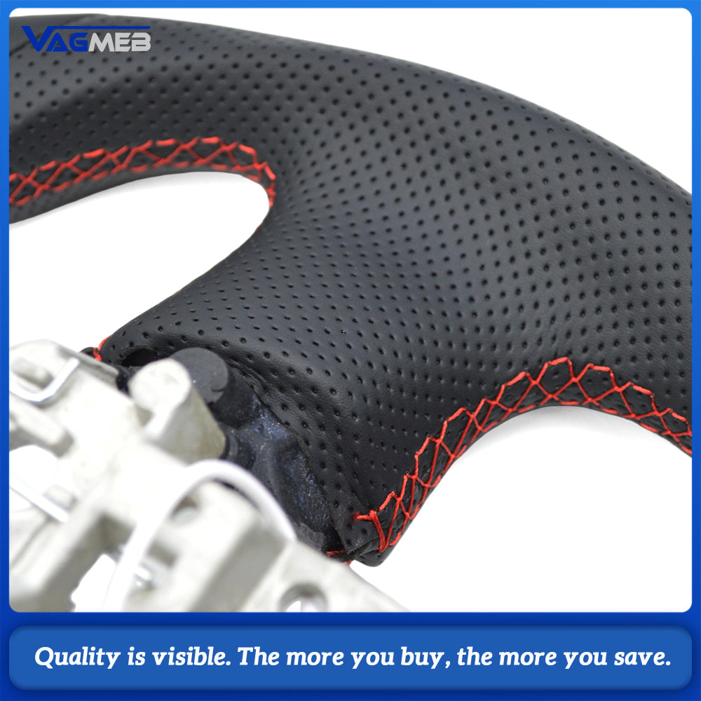 Car Steering Wheel For Toyota 86 /Subaru BRZ 2010-2015 Customized Full Leather Racing Wheel Perforated Leather Steering Wheel