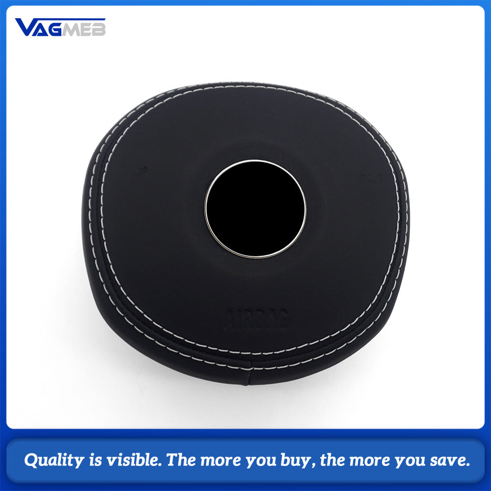 For BMW G20 3 Series CS Racing Steering Wheel Bare Skeleton Base Half Perforated Nappa White Sew Carbon Frame White Carbon Shift Paddle Replacement Wheel