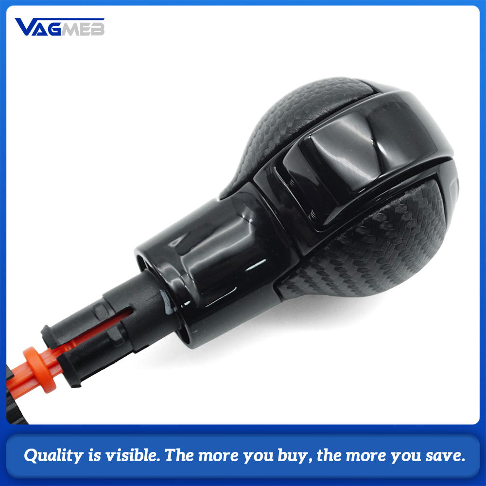 Automatic Gear Shift Knob Shift Lever Handle Head for Audi A3 S3 RS3 Q3 A6 RS6 A4 A5 A7 Passat Golf 6 7 Golf 6GTI 7GTI Golf R CC