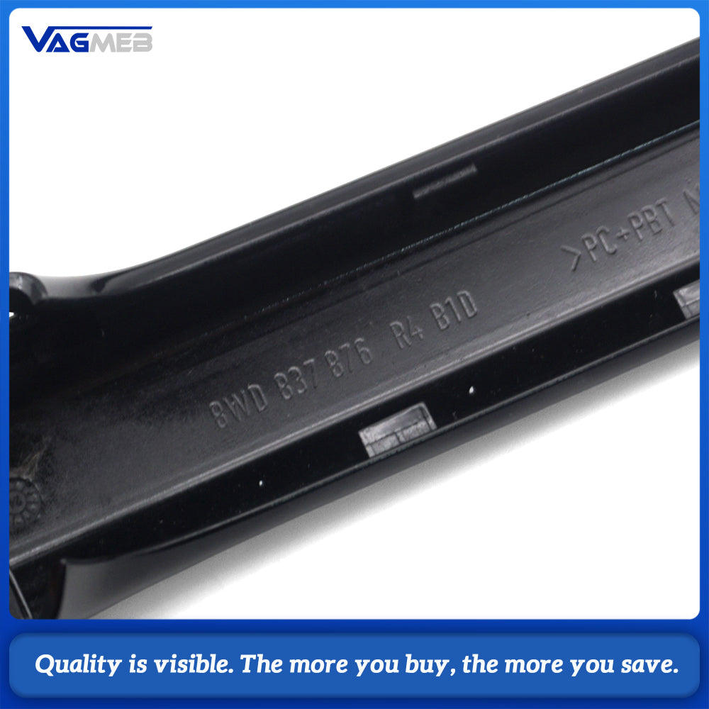 8WD837876/8WD837875/8WD839875 For Audi A4L B9 Exterior Door Handle Cover, Black Painted, FrontRear LeftRight, For 2017-2025 Audi A4 A5 Q5L