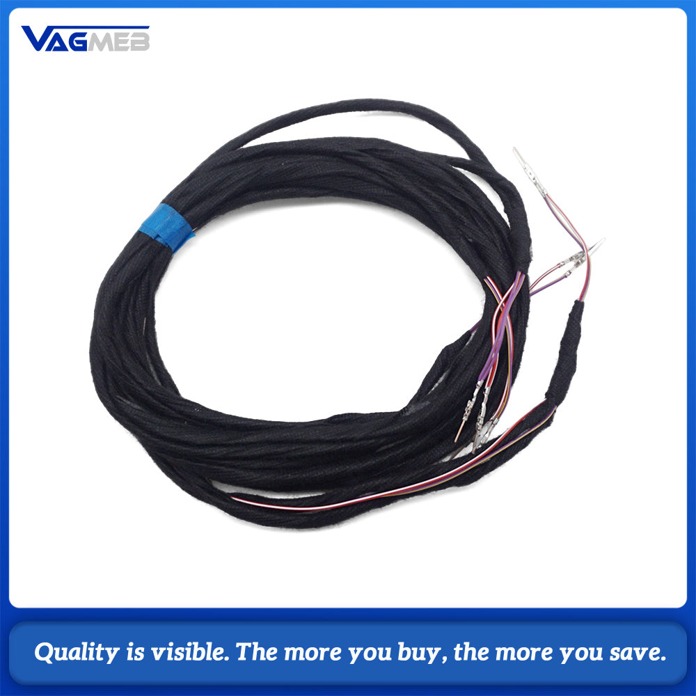 For Skoda Superb MK3 3V 2019 MQB 7‑Light Multi‑Color Ambient Light Wiring Harness, Car Interior Atmosphere Lamp Cable Harness Upgrade Accessory