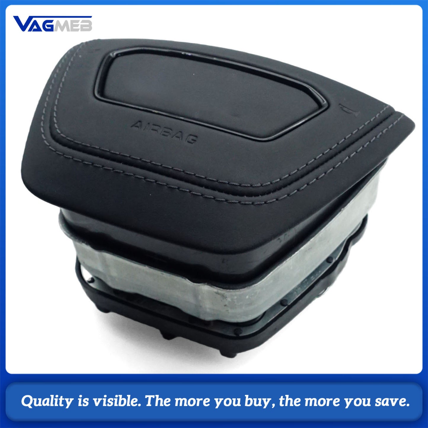 Carbon fiber steering wheel For Audi Q3 RSQ3 leather sports flat bottomed steering wheel with buttons and paddles