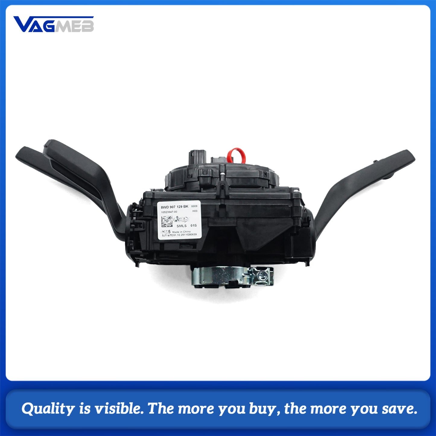 For Audi A4B9 A6C8 multi-function steering wheel hairspring cruise control handle switch assembly modification