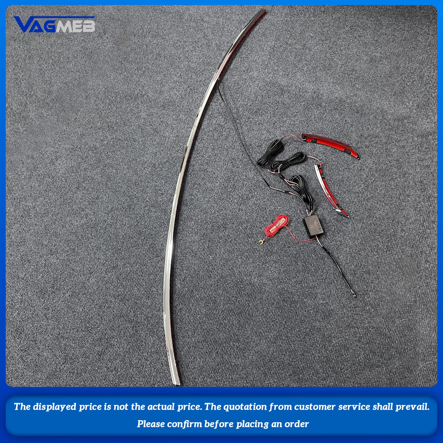 For Audi A6 C8 running lights - red