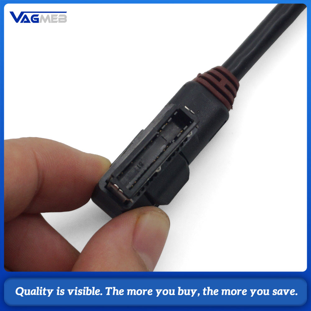 USB AUX Cable Music MDI MMI AMI to USB Female Interface Audio AUX Adapter Data Wire For AUDI A3 A4 A4L A5 A6 A8 Q5