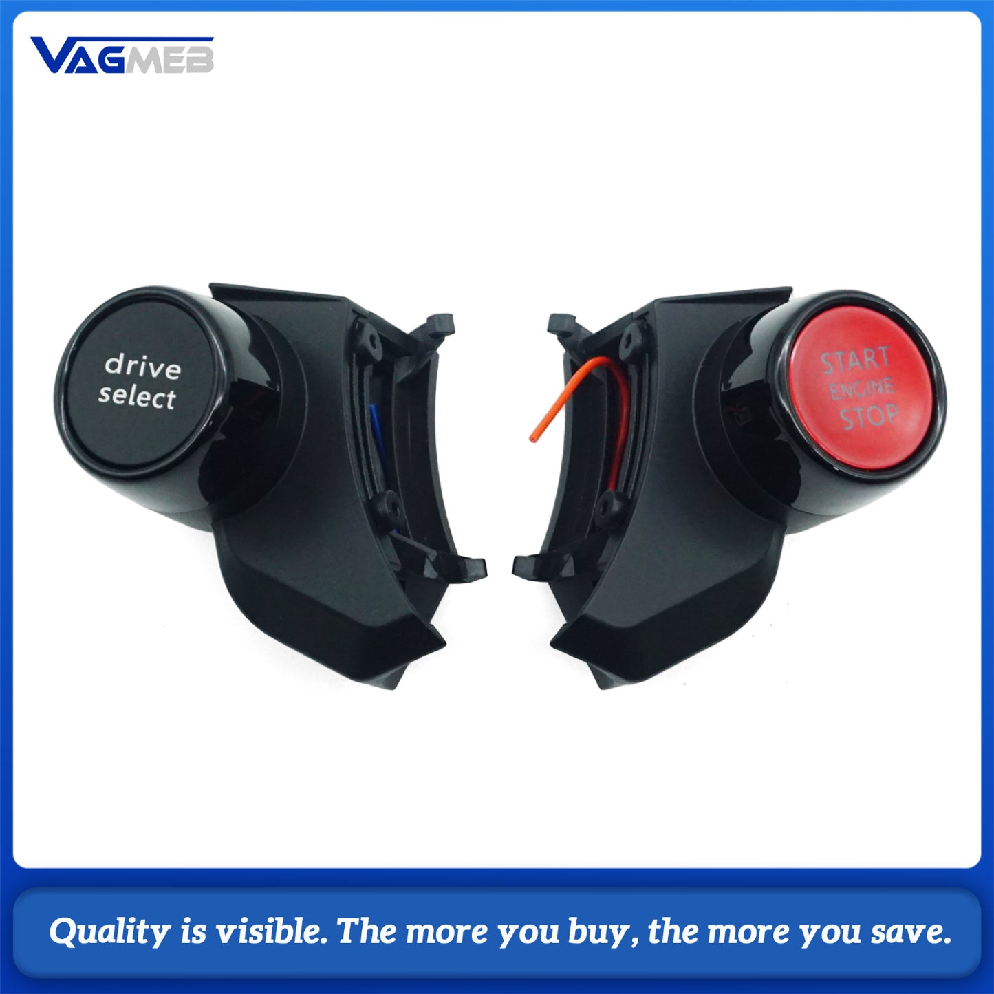 For Audi R8 TT Steering Wheel One-Button Start Button Driving Mode Button