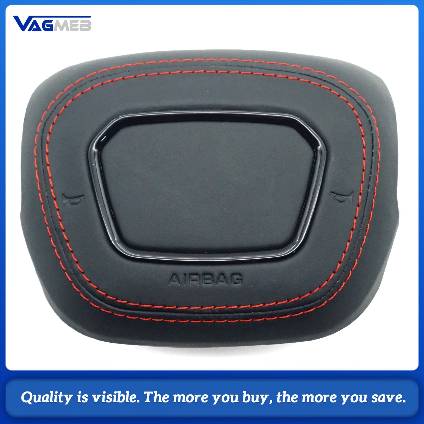 For Audi Q3 F3 Full leather perforated flat bottomed steering wheel With heating function