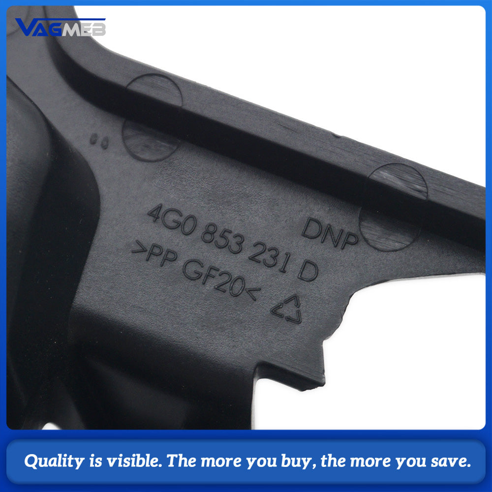 Car Front Grille Camera Bracket Fit For Audi A6L, OEM 4G0853231D & 4G0853140F, Front View Parking Assist Camera Mount Support Holder