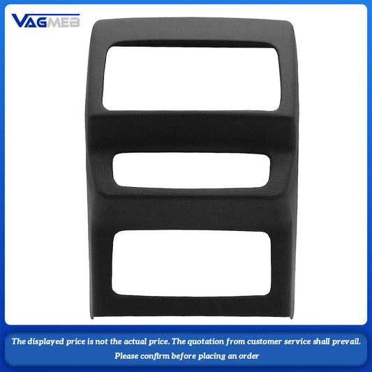 For Audi Q5FY 2018-2024 Rear Air Conditioning Outlet Protective Cover Lnterior Leather Protective Cover Decorative Frame Cover