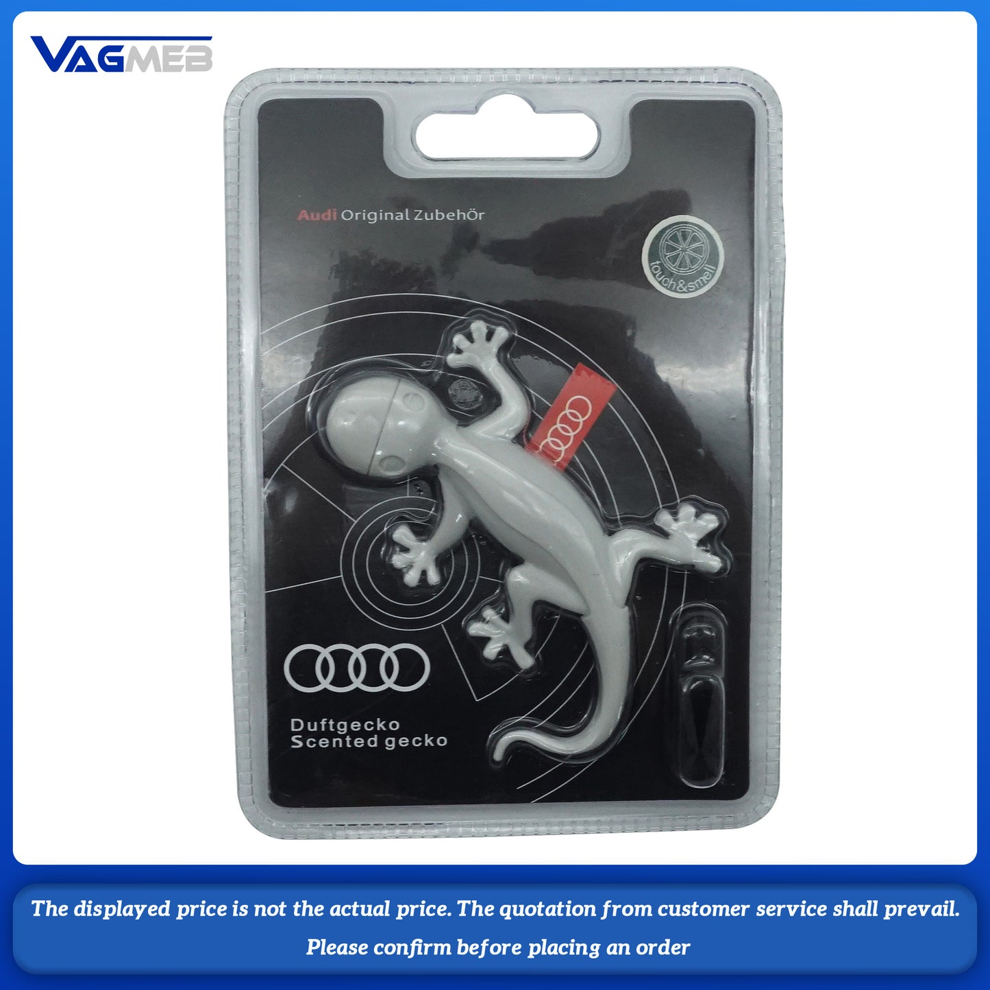 Car Air Conditioning Outlet Perfume For Audi A3 A4 A5 A6 A7 Q7 Q5 Q3 For Benz BMW For VW Gecko Fragrance Air Freshener