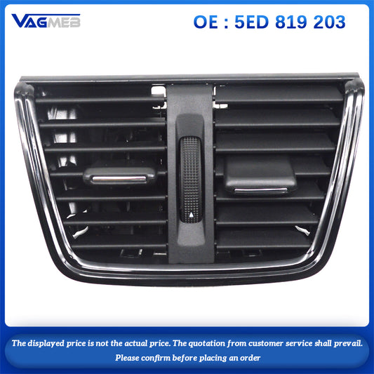 Car Air Conditioner Rear Outlet Grille For Skoda Octavia MQB 2015-2020 Centre Console AC Air Vent Louver 5ED 819 203