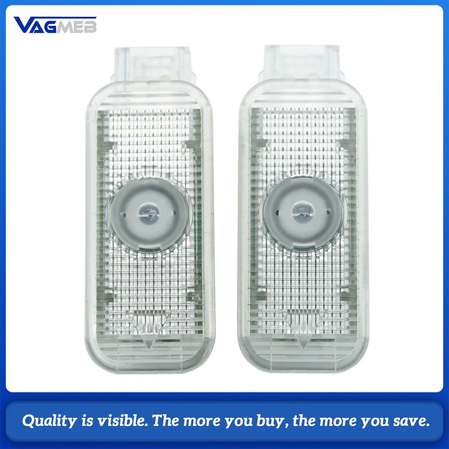 quattro LOGO Premium Aperture Projection Door Light Pair For Audi