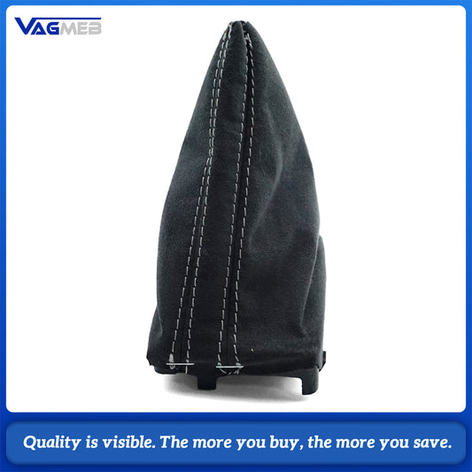 For Audi A6C7 Automatic DSG Gear Shift Knob Suede Leather Gear Shift Knob Duty Cover