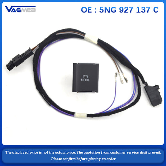 Car ESP OFF Switch ASR Button, Driving Mode Button Switch For VW Tiguan MK2 5NG 927 137 C