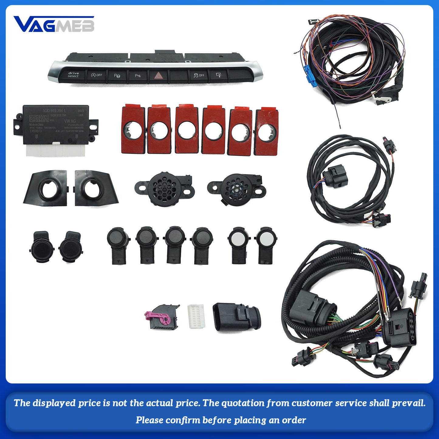 Suitable For Audi A3 8V 2015 0K TO 8K AUTO Parking KIT PDC