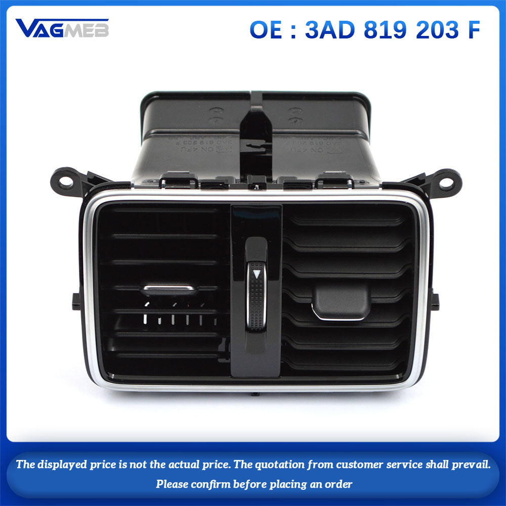 OEM Armrest Air Conditioning AC Outlet Rear Air Vent For VW Passat B7 Areton Piano black 3AD 819 203 F