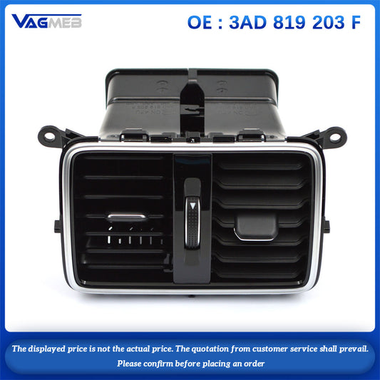OEM Armrest Air Conditioning AC Outlet Rear Air Vent For VW Passat B7 Areton Piano black 3AD 819 203 F