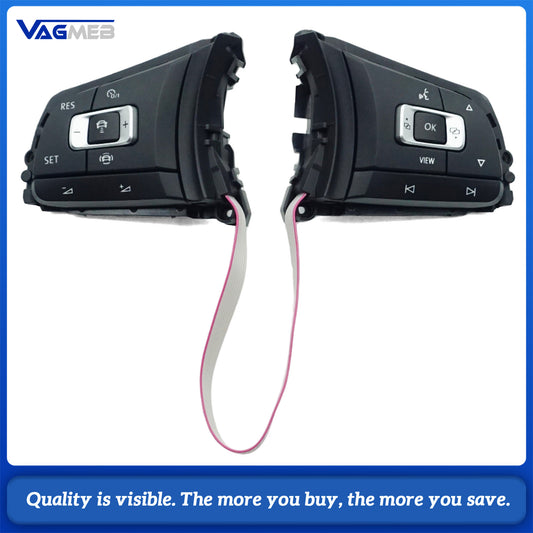 ACC multifunction steering wheel button Button illuminated red light For VW Arteon Golf 7 MK7 Jetta MK7 T-Roc Passat B8 variant